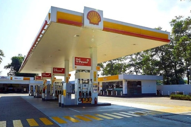 Ilustrasi SPBU Shell. [Int]